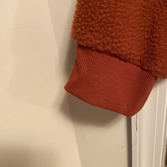 NWOT Ava & Viv Rust Pull On Fleece…size 1X - Picture 3 of 5